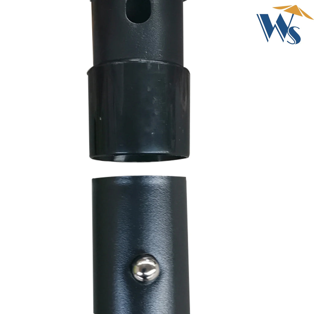 Rectangular Patio Solar LED Lighted Outdoor Umbrellas with Crank and Push Button Tilt C35901