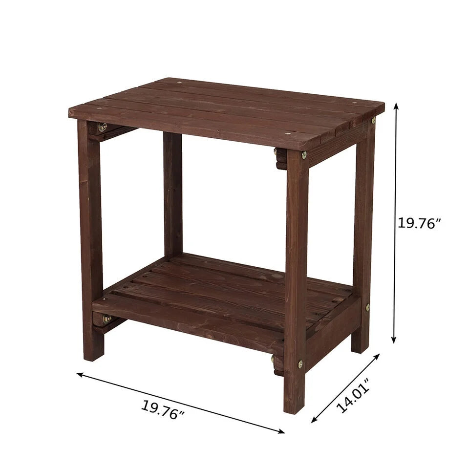 Solid Wood Rectangular Side Table G890