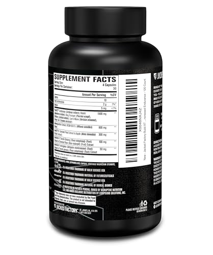 Muscle Builder Supplement with Cordyceps Ashwagandha 120 Count Z463