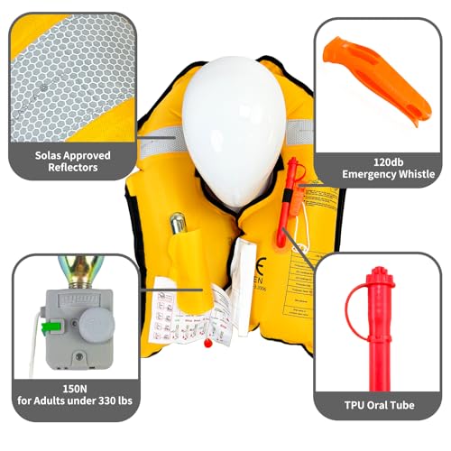 Automatic Inflatable Life Jacket Life Vest for Adults V300