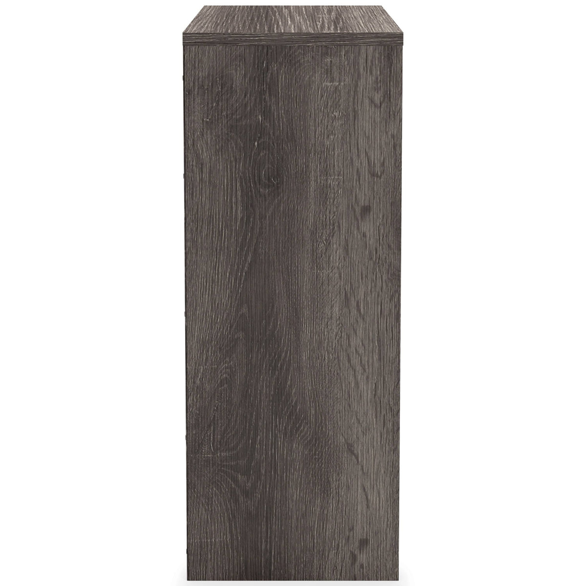 Small Bookcase with 1 Adjustable Shelf, Taupe Brown D10008