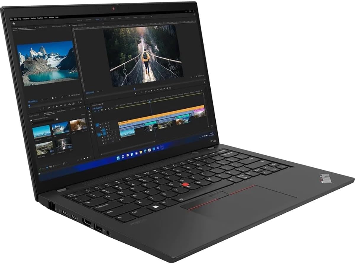 14" WUXGA Mobile Workstation, AMD Ryzen 7 PRO 7840U 3.3GHz, 32GB RAM, 512GB SSD, Windows 11 Pro, Villi Black (Renewed) M2049