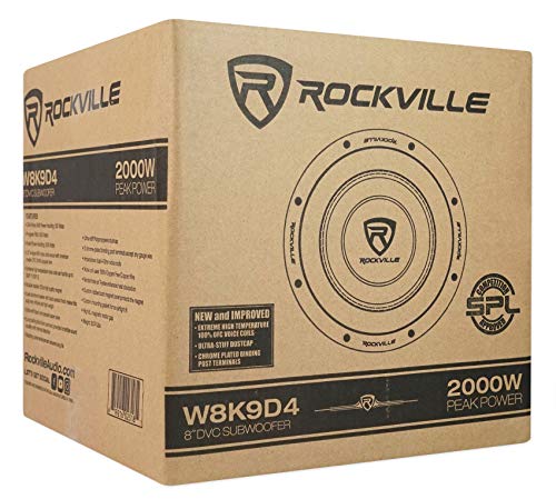 10" 2000w Peak Dual 2-Ohm Car Audio Subwoofer Y4125