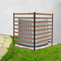 Brown 2 Panels 39"W x 51"H Privacy Screens Fence Panel Q24193