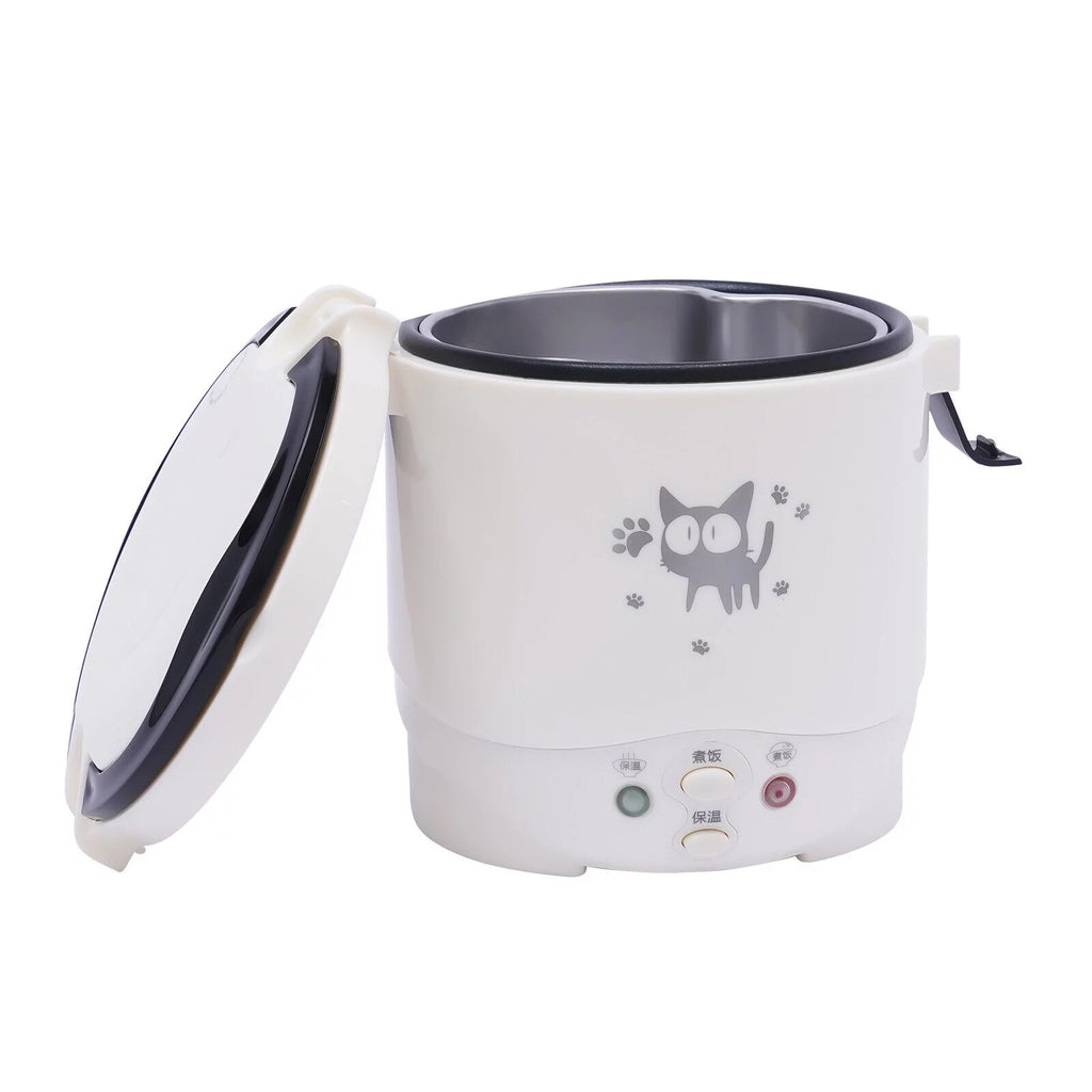 White 12V Mini Rice Cooker G85798
