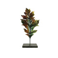 Green and Brown Autumn Leaf Votive Candle Holder G452493