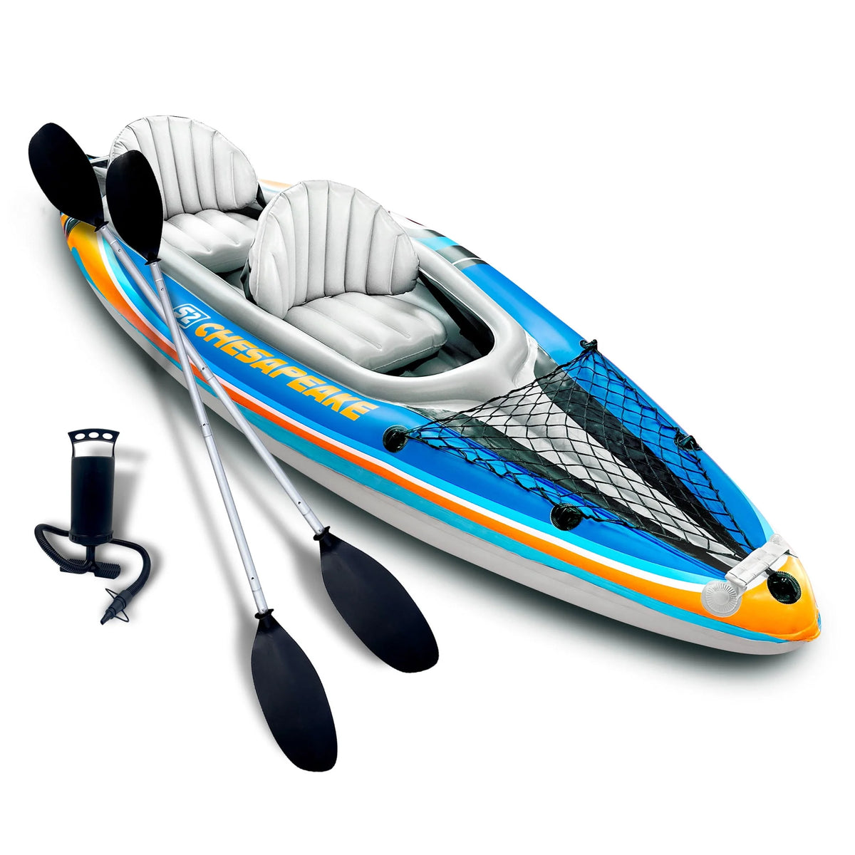 2-Person Inflatable Kayak with Oars and Pump M630