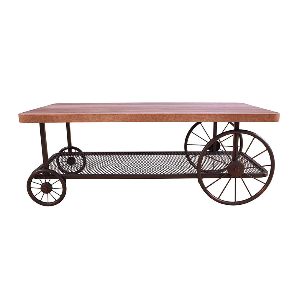 Oak and Antique Gray Coffee Table R174696