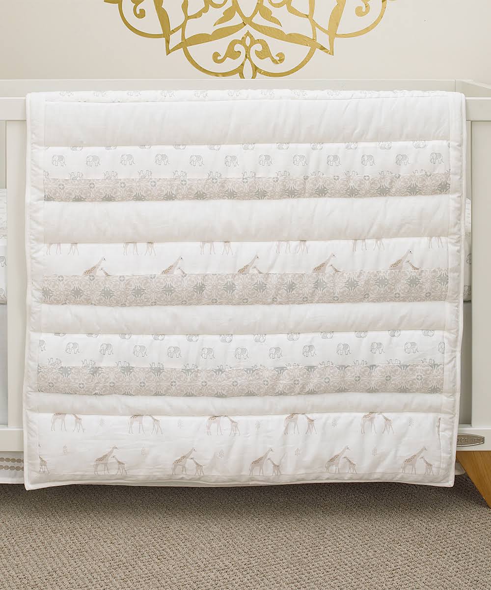 Grey/Taupe Ivory Safari Comforter N705