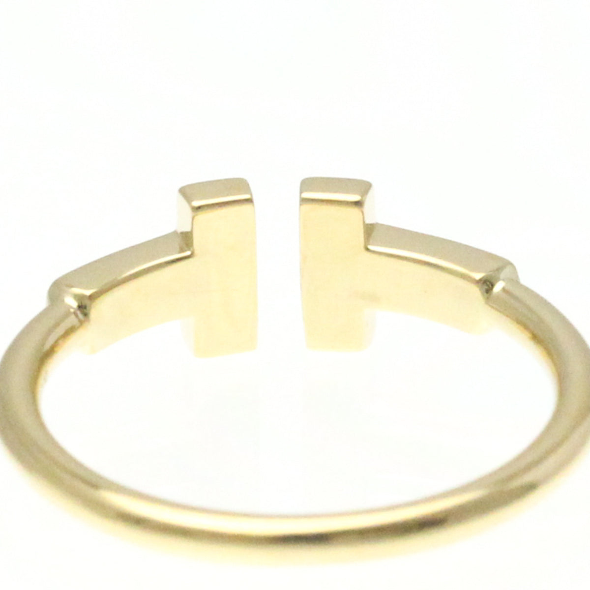 Tiffany T Wire Ring Yellow Gold (18K) Diamond Band Ring N375
