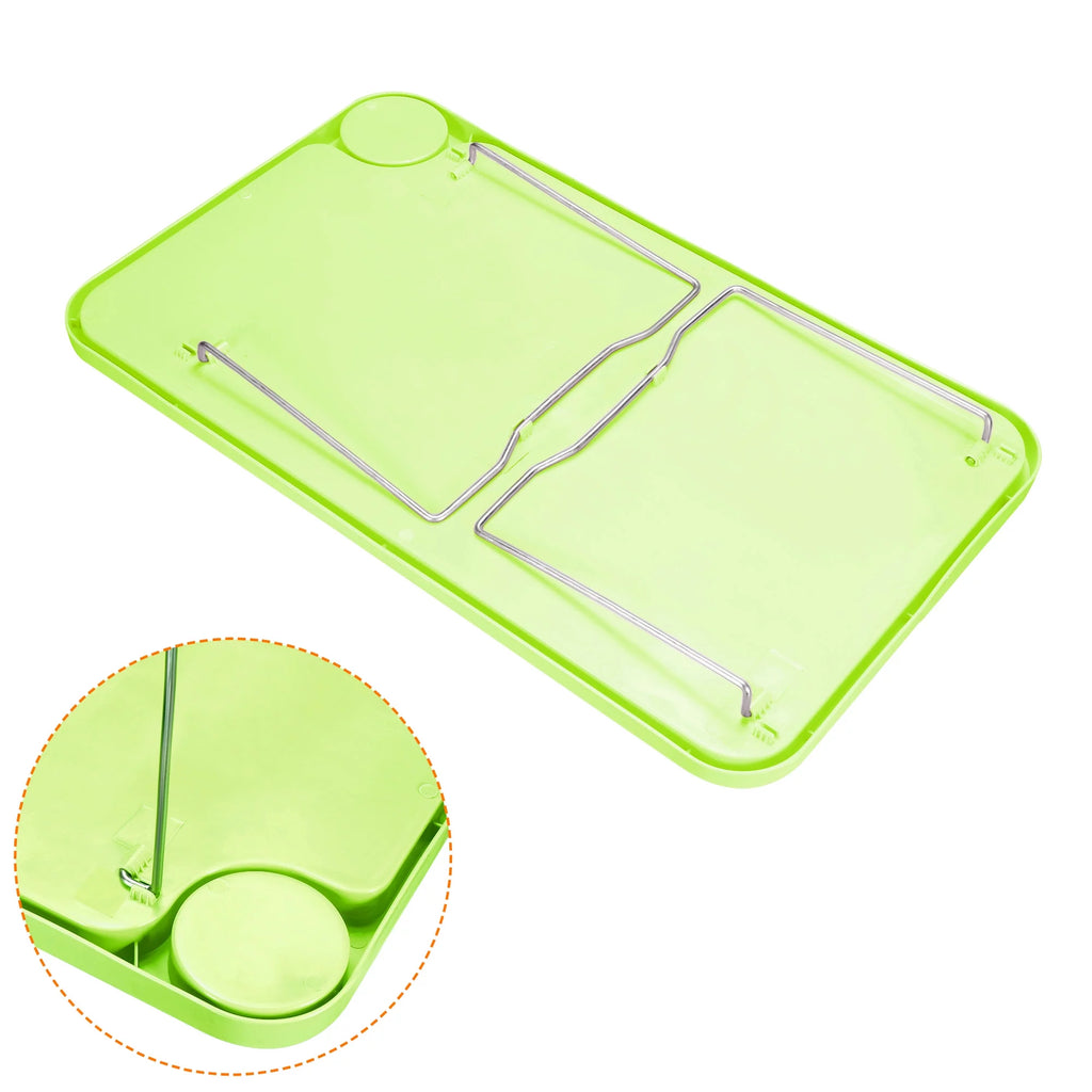 Green 2 Pack Folding Breakfast Tray Table V42899