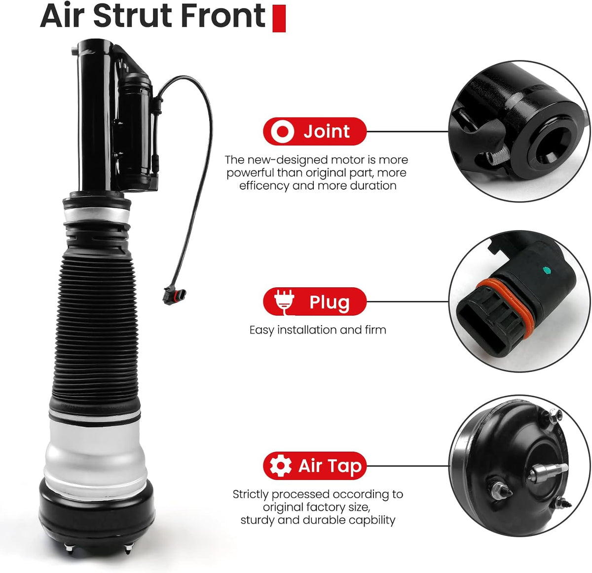 Front Air Strut Absorber Air Suspension Shock N60419