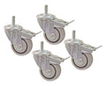 3x22 Dual Locking Caster-Set, 4 Piece O990