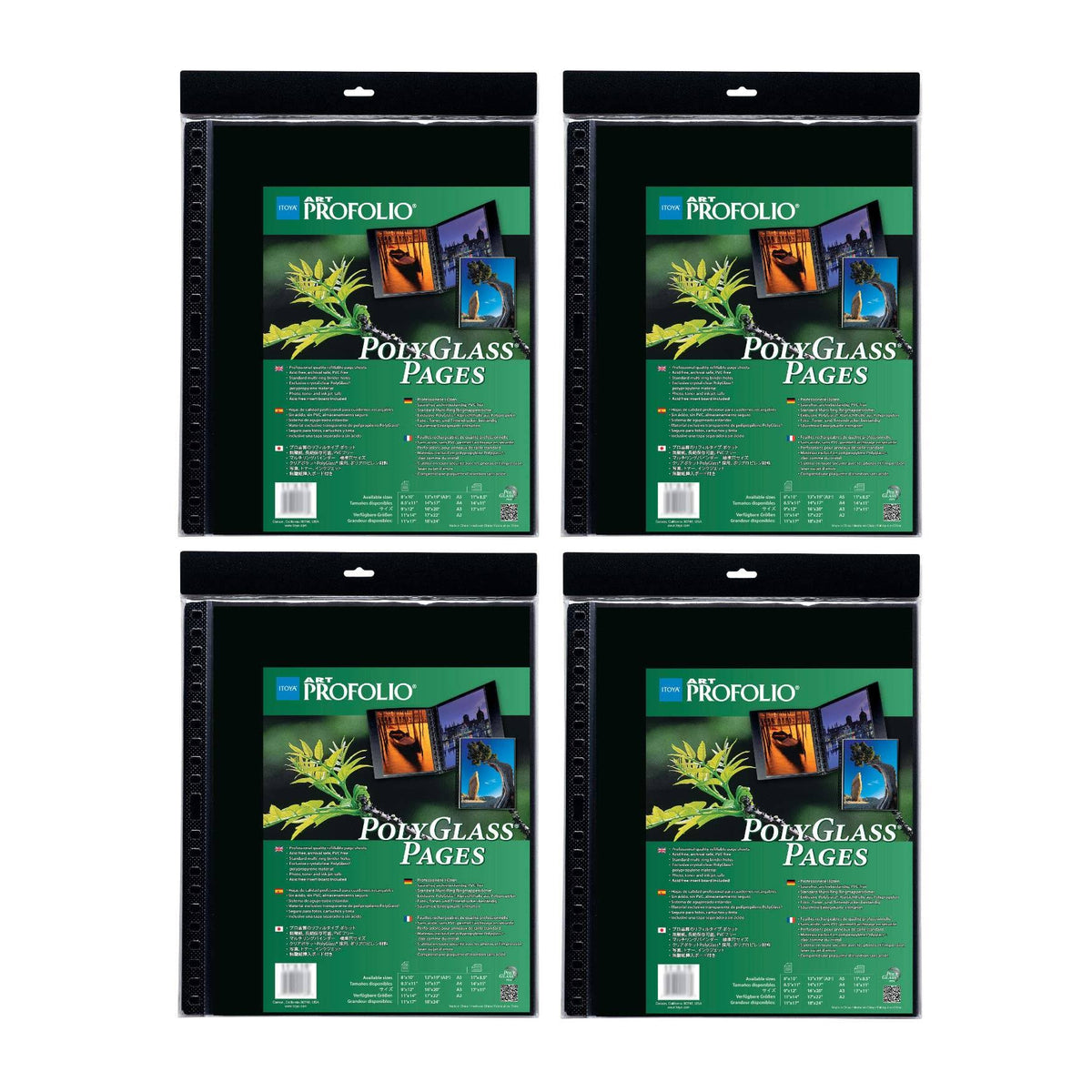 A2 Size Art Polyglass Pages 4-Pack M72094
