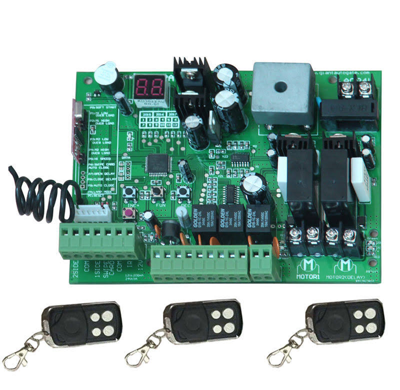 24V DC Circuit Control Board PCB Automatic Swing Gate Door Operator T3001