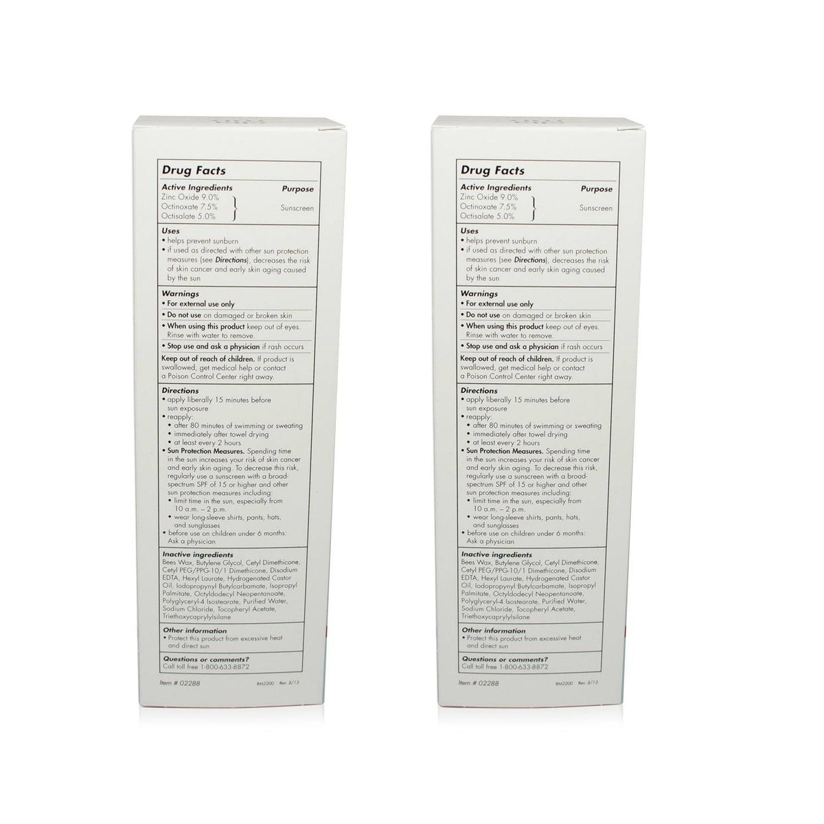 UV Sport SPF 50 Water Resistant Sunscreen, 7 oz - 2 Pack C268857
