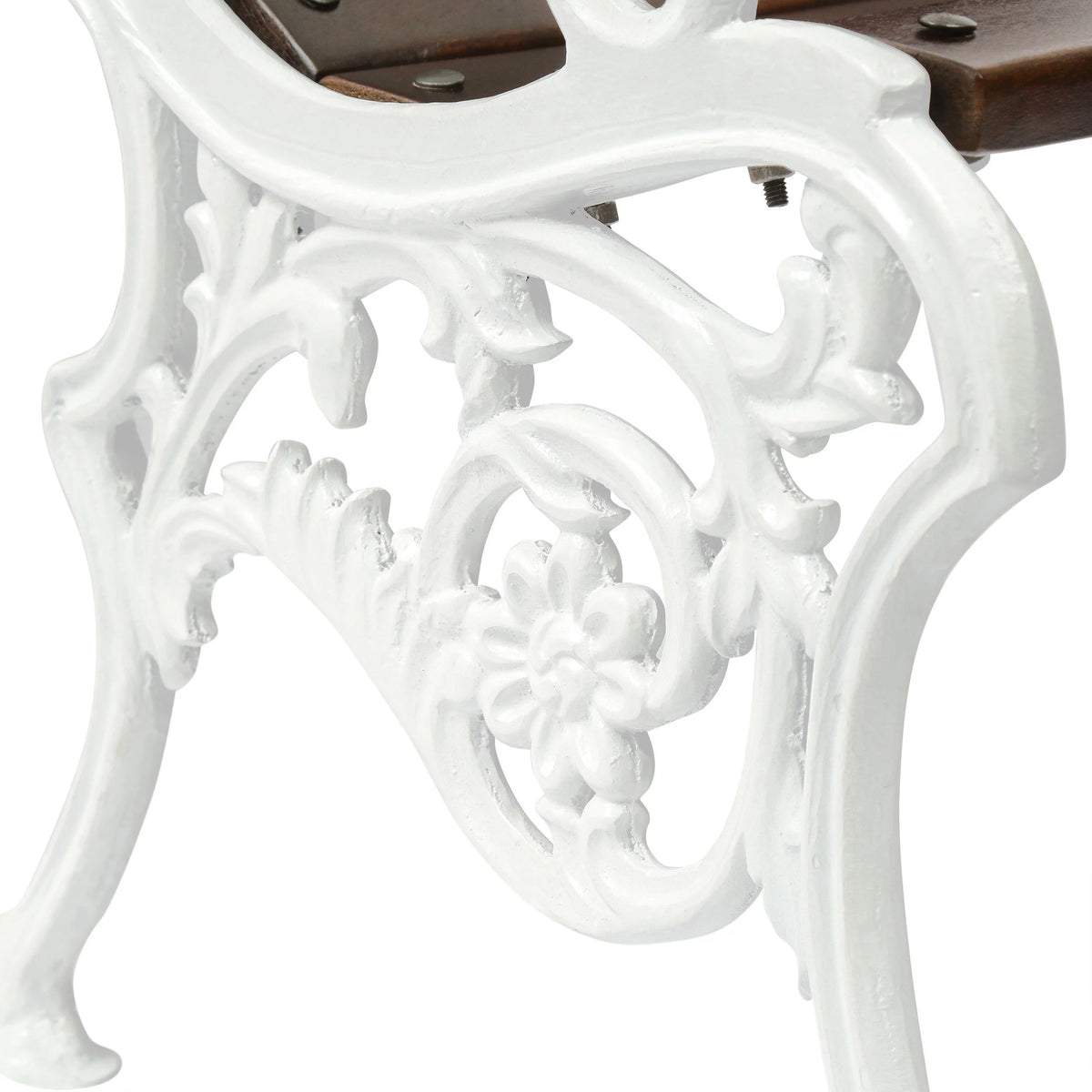 Handmade Mango Wood and Cast Iron Accent Chair M51616