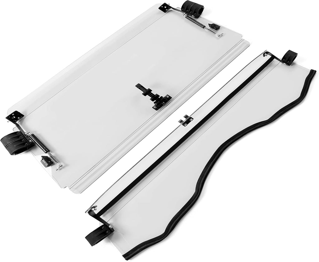 Clear Scratch Resistant 3-IN-1 Folding Windshield B871