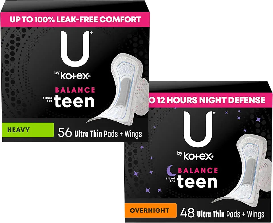 Ultra Thin Pads with Wings, 56 Count & 48 Count M6741