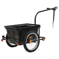 Bike Cargo Trailer Black 13.2 gal O116