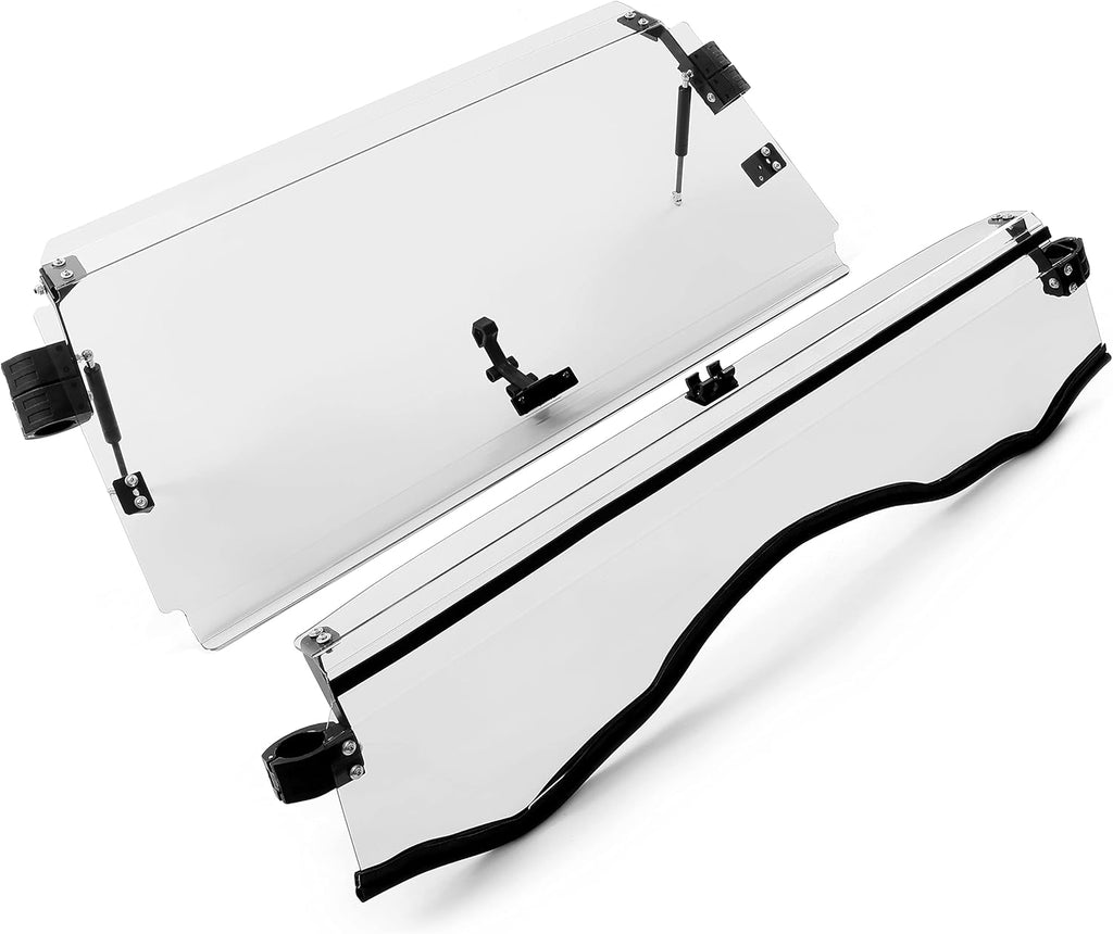Clear Scratch Resistant 3-IN-1 Folding Windshield B871