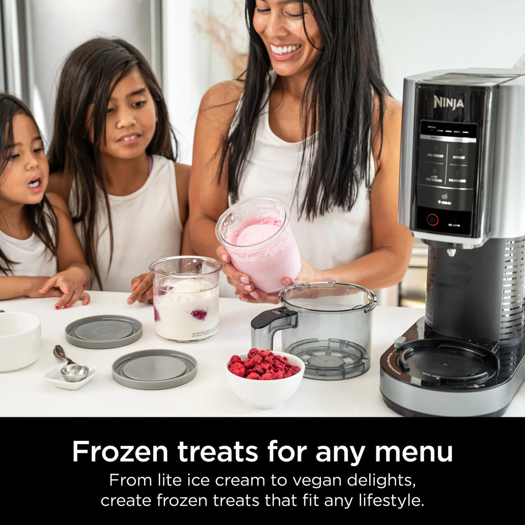 Ice Cream Maker with 5 One-Touch Programs, 16oz. Pints with Storage Lids E4764