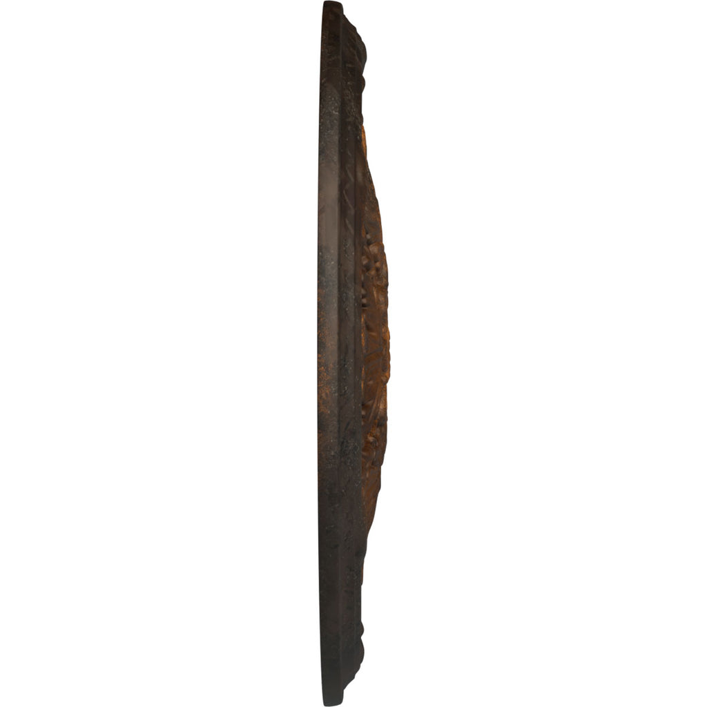 Rust Hand-Painted Ceiling Medallion T2104