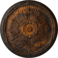 Rust Hand-Painted Ceiling Medallion T2104