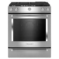 30" Wide 6.5 Cu. Ft. Slide-In Gas Range - Stainless Steel V33256