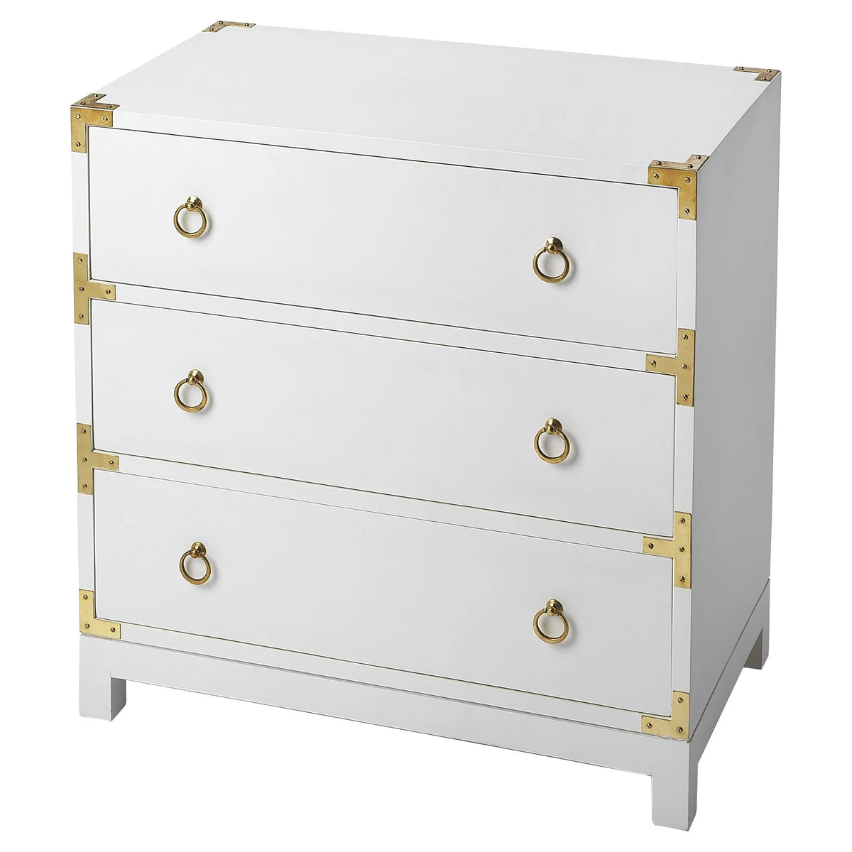 Wood Campaign Chest B6541