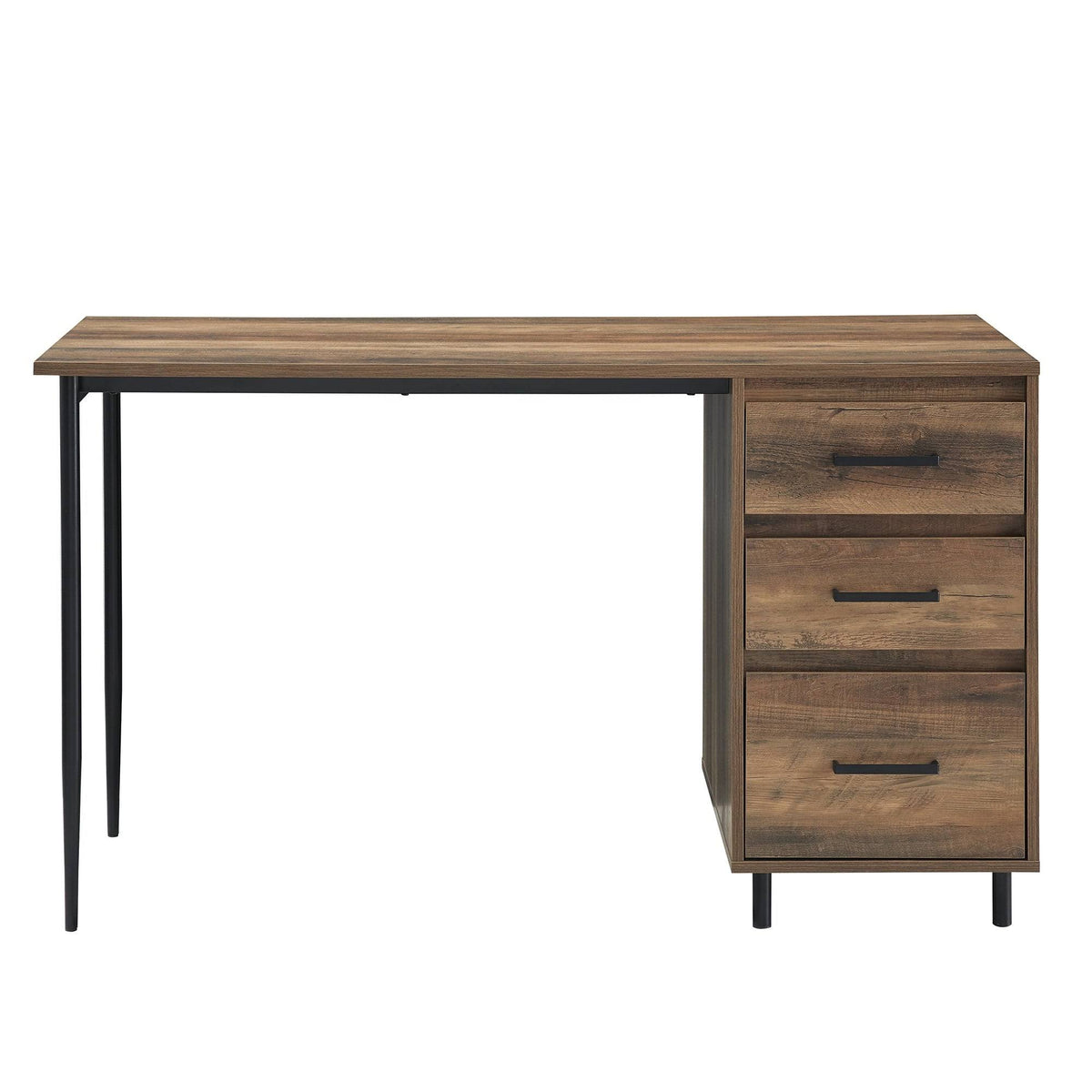 52-Inch 3-Drawer Dark Walnut Desk W578346