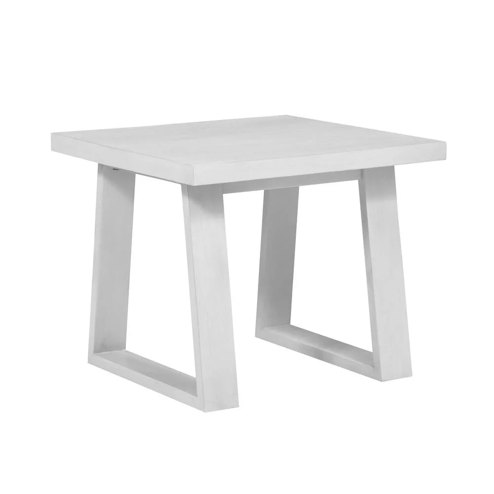 Modern Solid End Table 24x24 White Q30684
