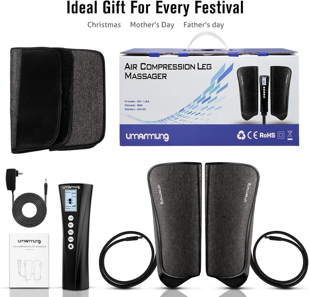 Air Compression Calf Massager with Heat D639070