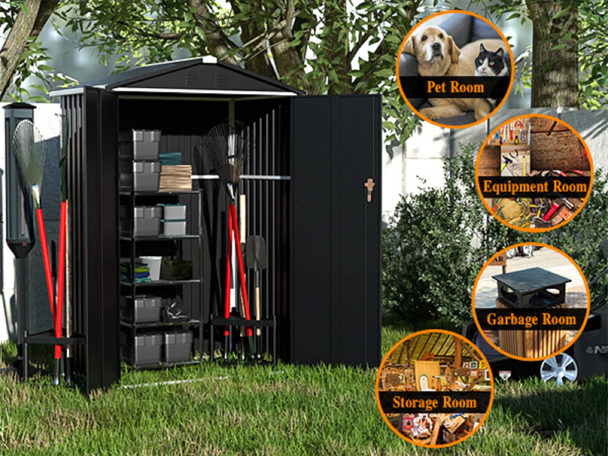 Metal Outdoor Storage Shed 4FT x 3FT L5330