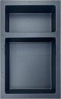 Black Matte Shower Niche Tile Template V347522