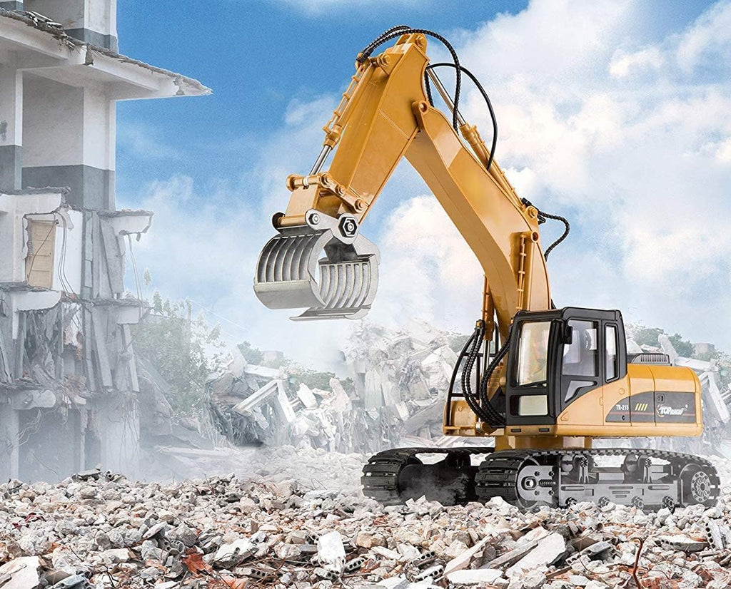 15 Channel Remote Control Excavator Construction Tractor B375330