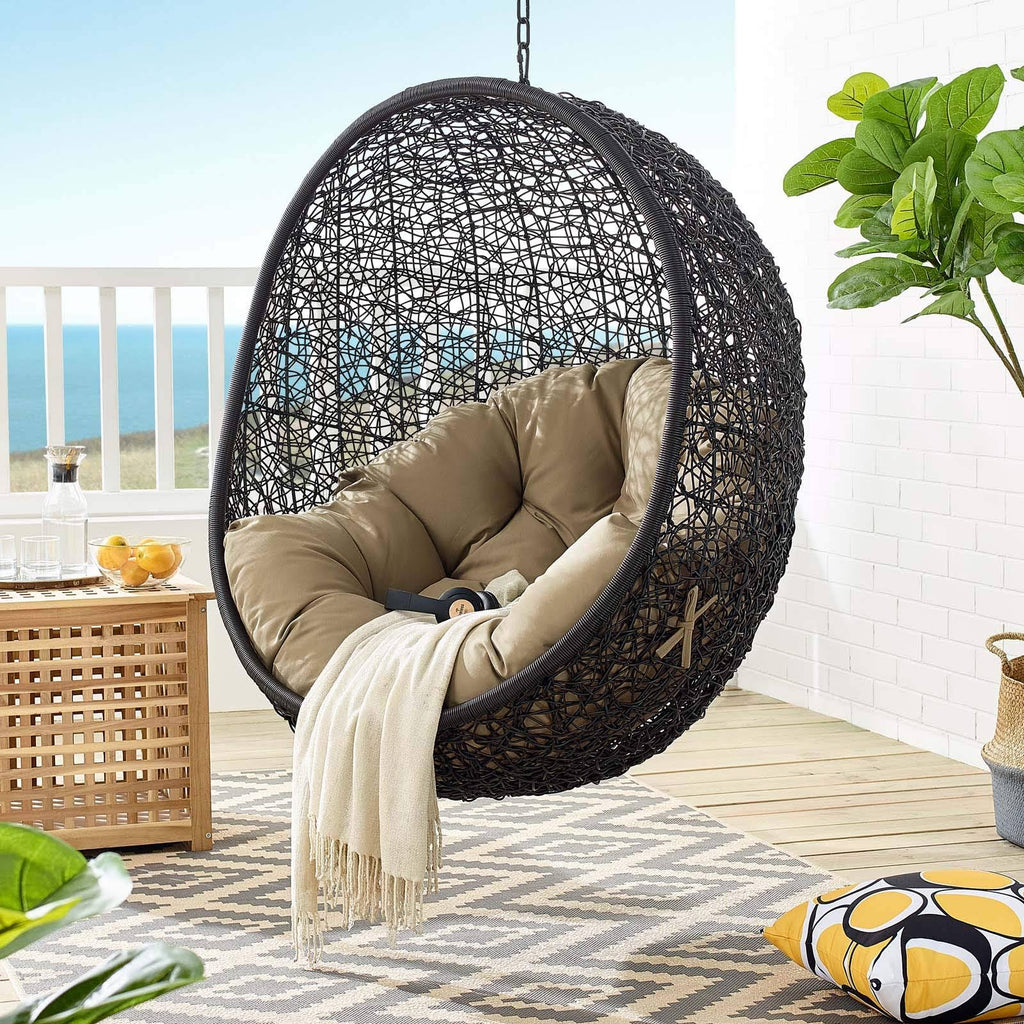 Black Outdoor Patio Lounge Chair M3225