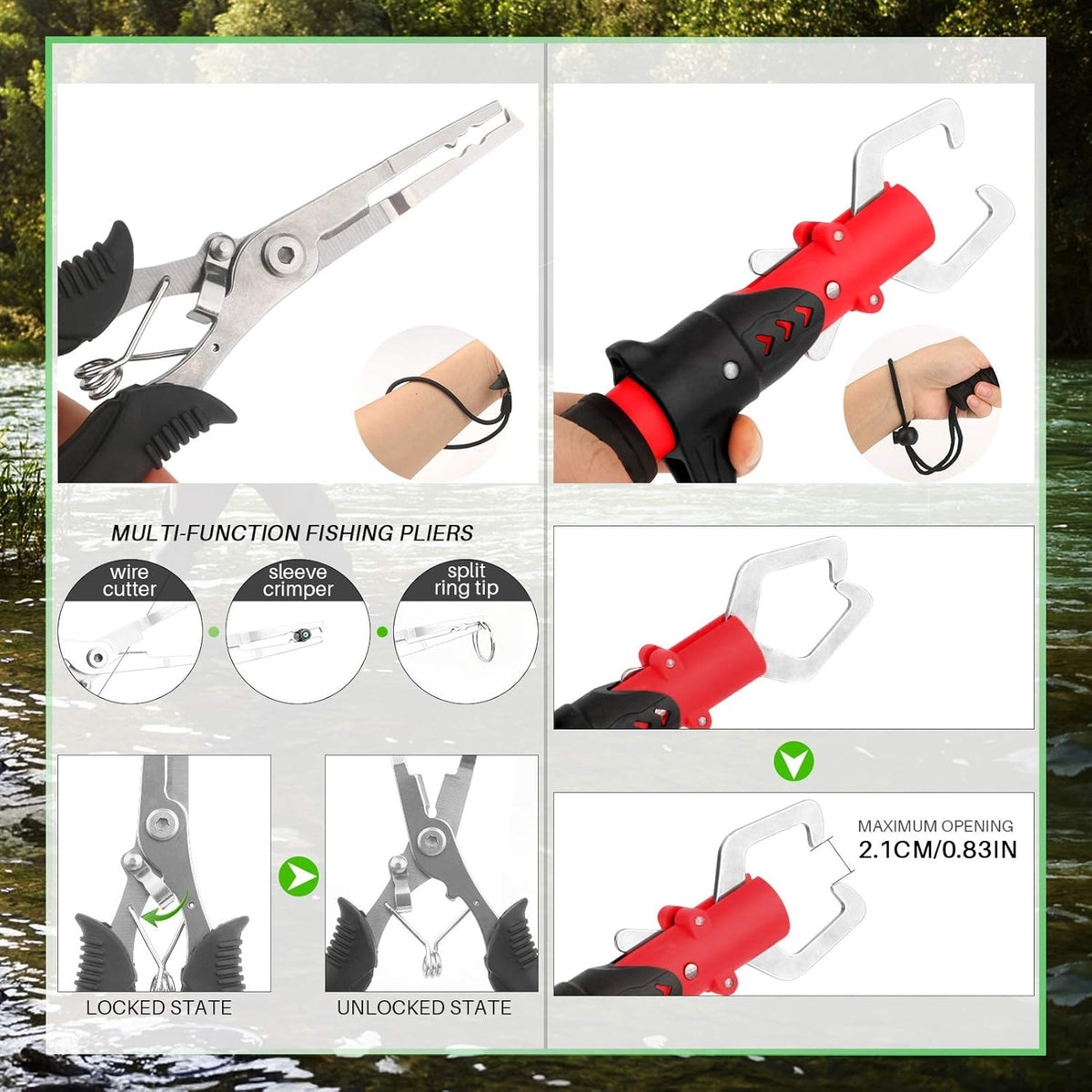Carbon Fiber Telescopic Fishing Rod and Reel Combo Kit I83790