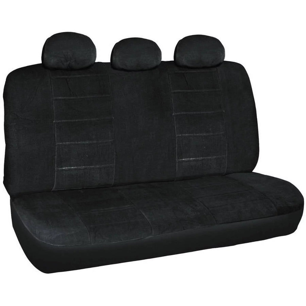 Dotted Cloth Car Seat Covers Front and Rear 9 Pieces N674405