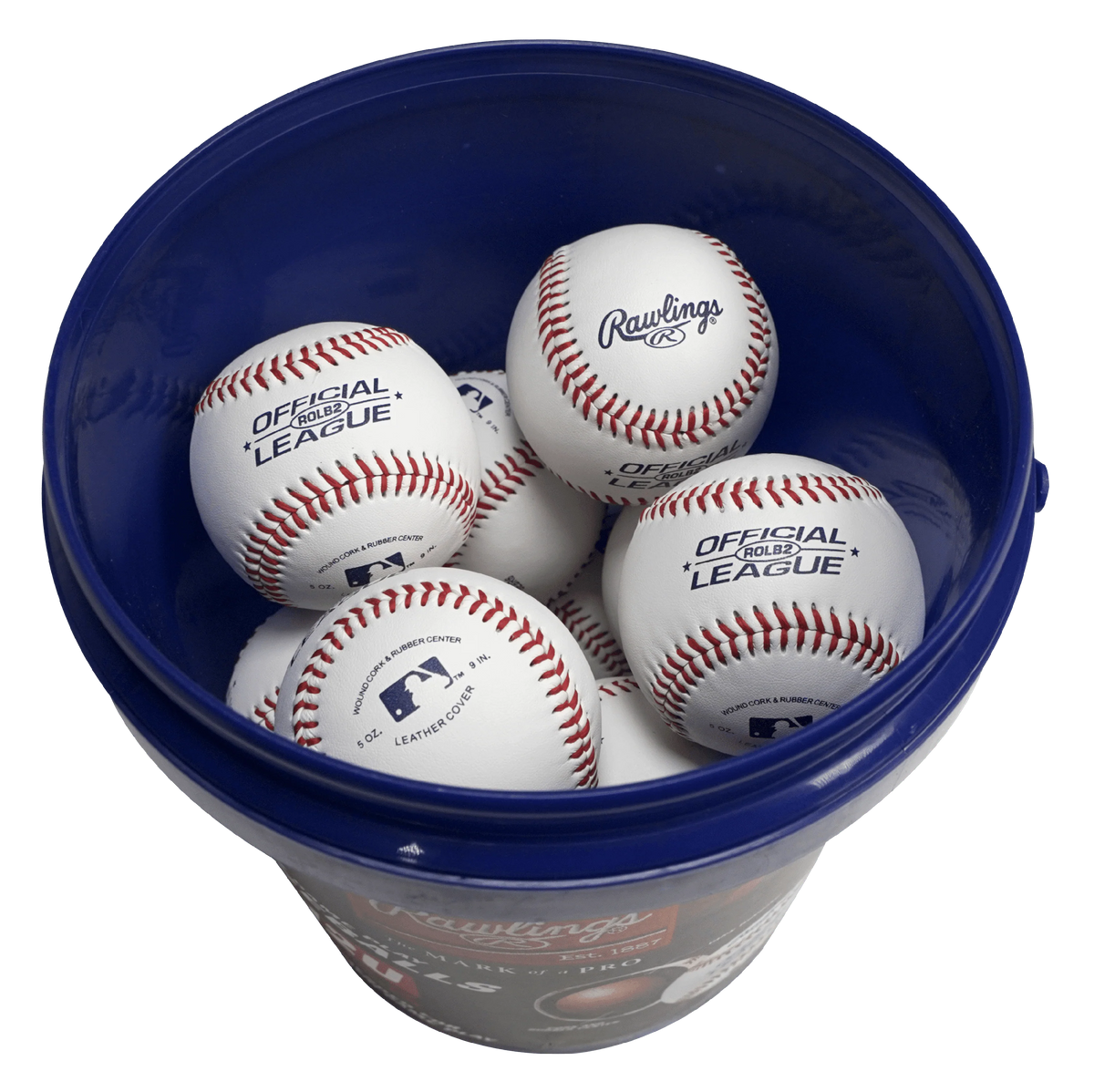 Youth Practice Baseball Bucket, 12 Count H443044