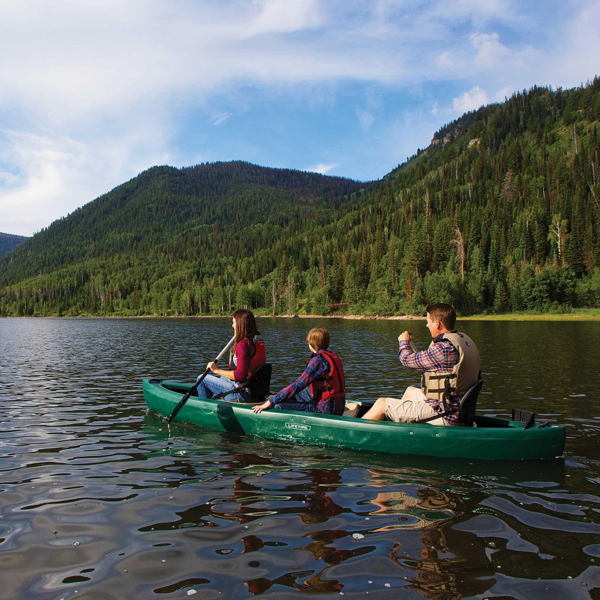 Forest Green Canoe T18376