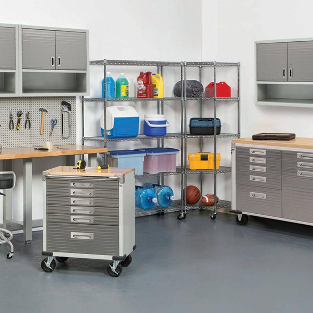 6-Level Commercial Storage Shelving, Grey L757