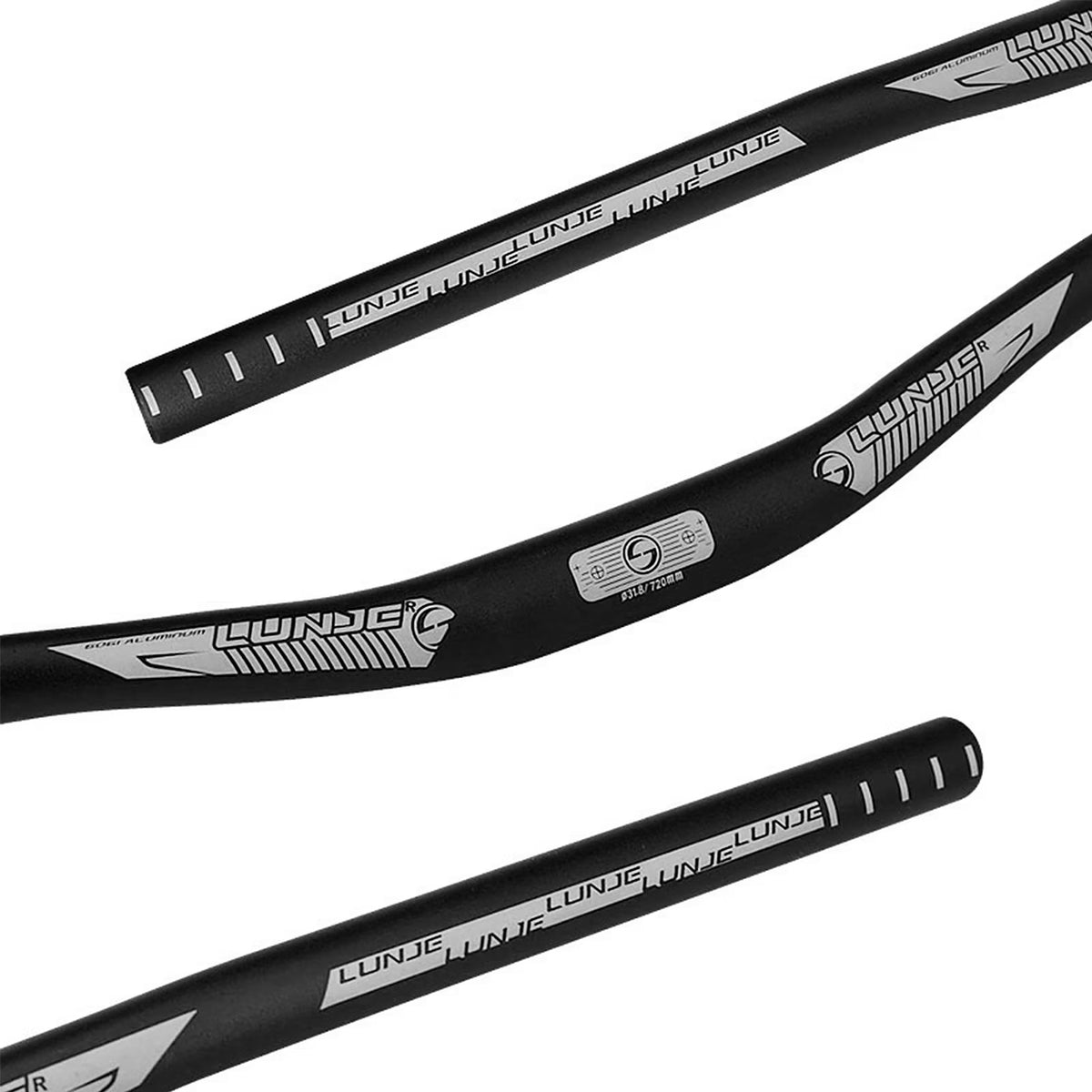 31.8x720mm Aluminium Alloy MTB Extra Long Handlebar Riser Bar K800
