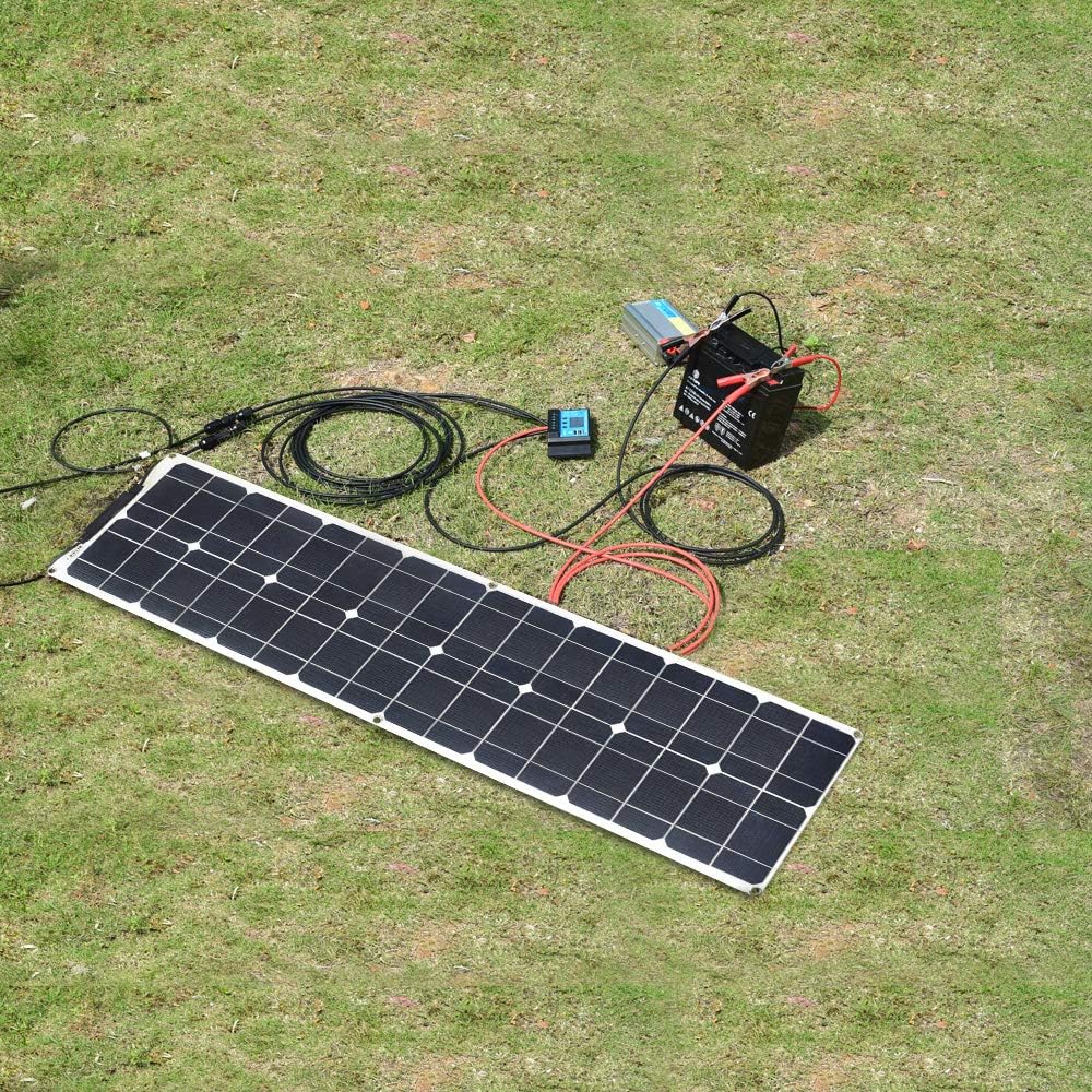 50W 12V Flexible Monocrystalline Solar Panel with PV Connector M861