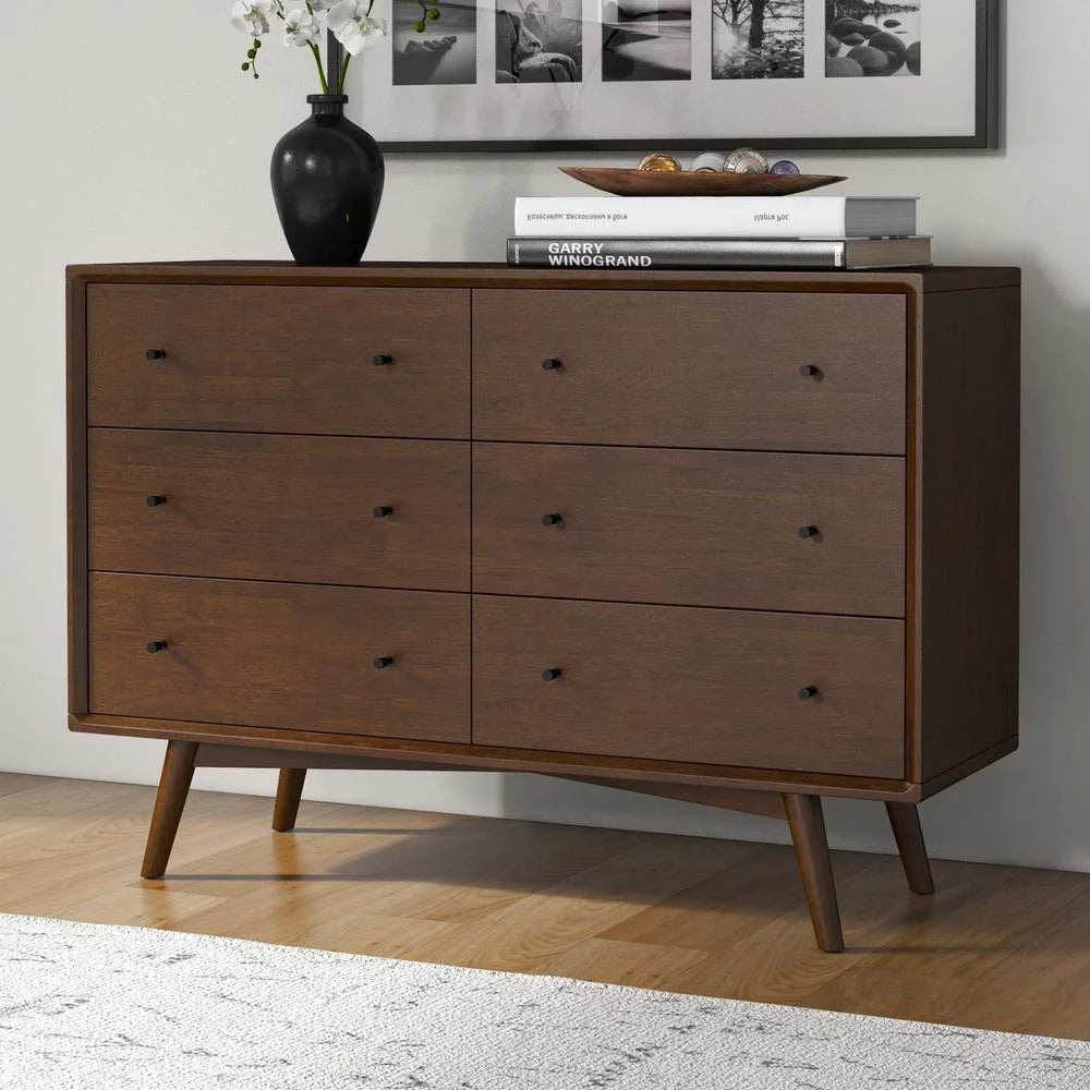 6 Drawer Solid Wood Dresser B59418