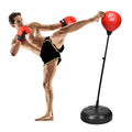 Boxing Punching Bag with Height Adjustable Stand and Boxing Gloves W3366