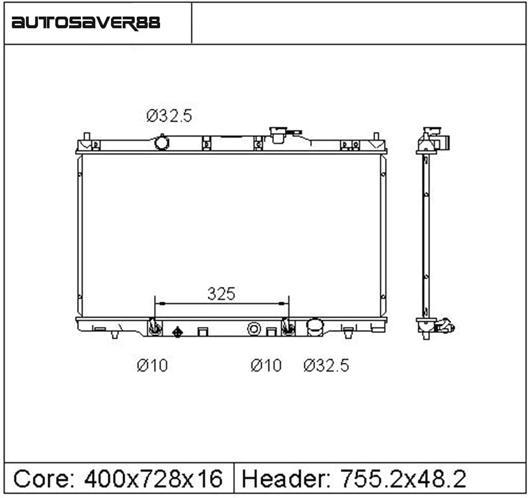 Aluminum Radiator Pack of 2 J360421