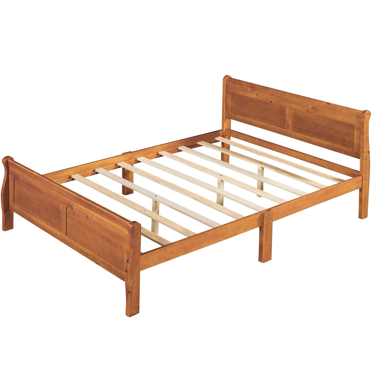 Full Size Wood Platform Bed T702496