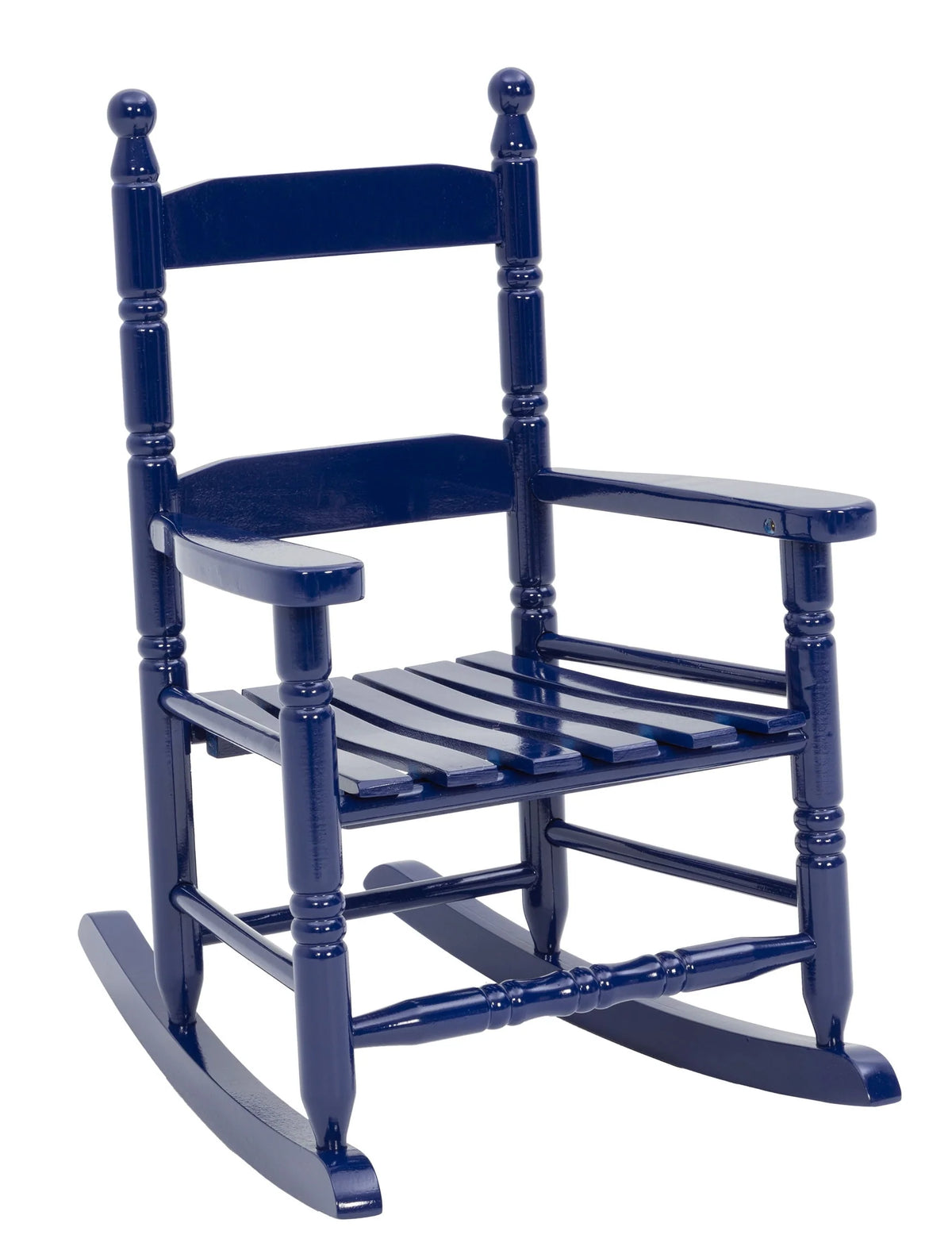 Children's Indoor-Outdoor Hardwood Rocker Brown Gloss Finish B36199