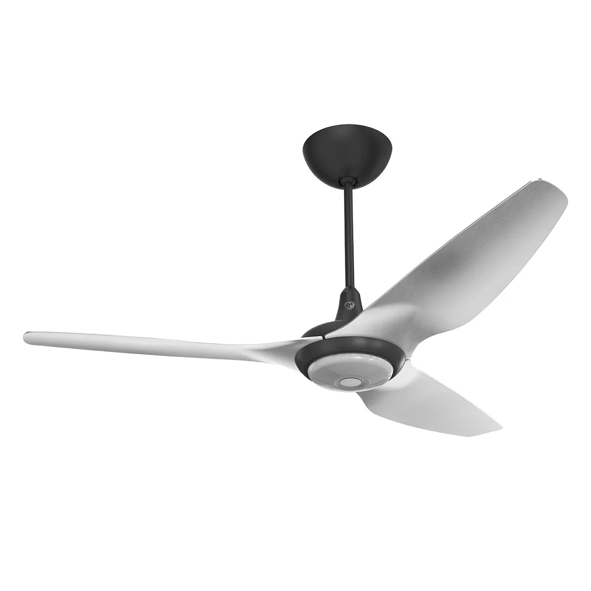 60 Ceiling Fan with Brushed Aluminum Blades and Black Finish Q375024